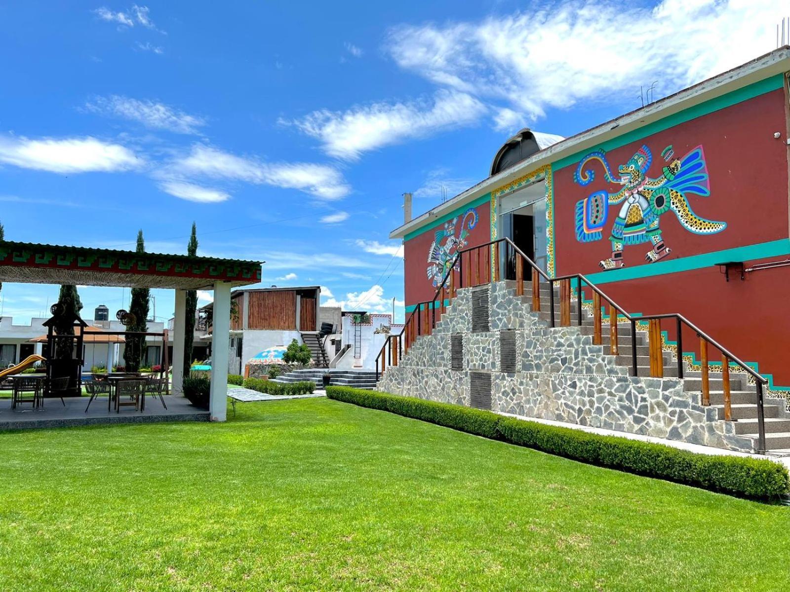Hotel El Jaguar San Martín de las Pirámides Dış mekan fotoğraf
