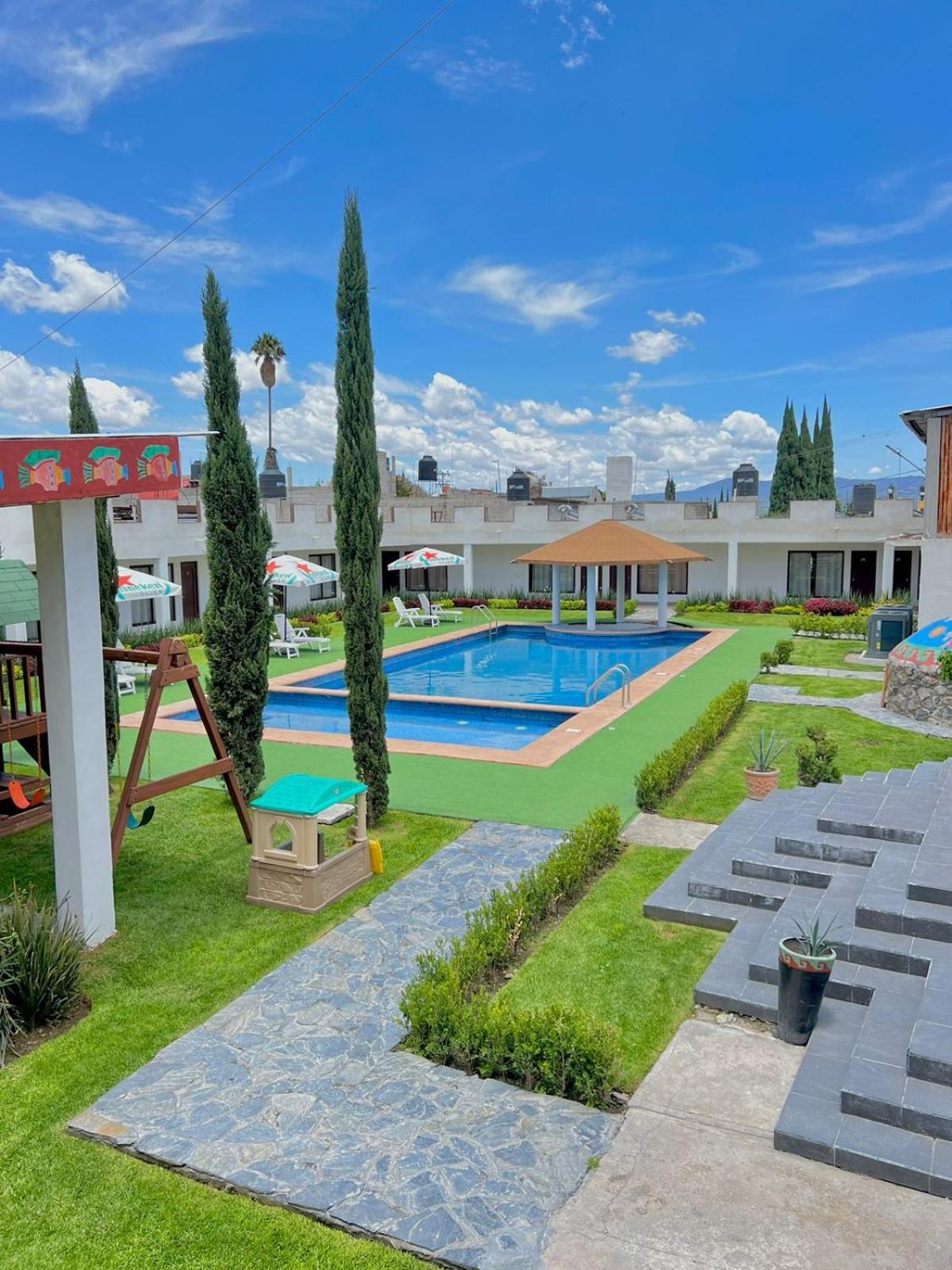 Hotel El Jaguar San Martín de las Pirámides Dış mekan fotoğraf