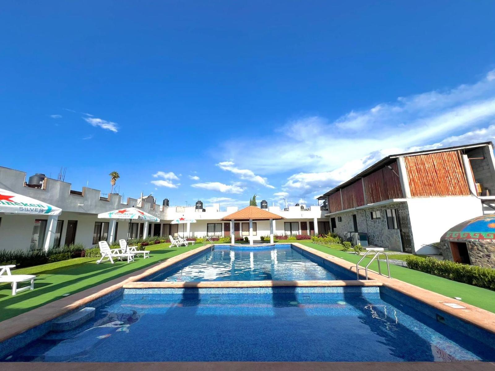 Hotel El Jaguar San Martín de las Pirámides Dış mekan fotoğraf